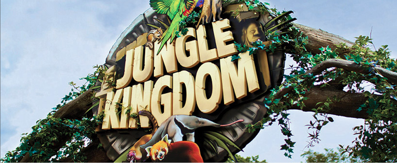 Longleat Safari Park - Jungle Kingdom - 3D sign - The Grain - Theme Park Signage