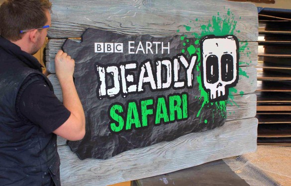 BBC - Deadly - 3D sign - The Grain - Theme Park Signage