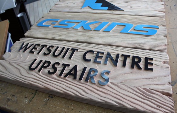 c-skins - Sandblasted - POS - Display Signage - The Grain