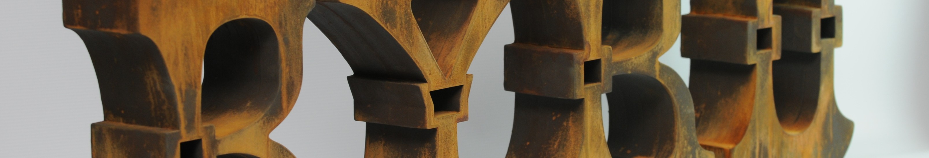 BYRD Laser Cut Letters - Rusty Letters