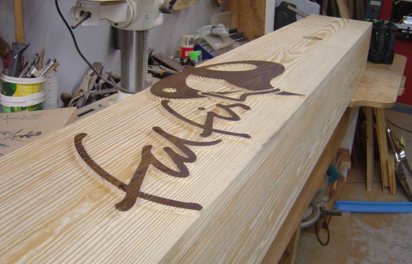 Falfish Wooden VDU Stand