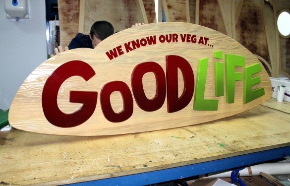 Good Life - Raised Graphics Sign