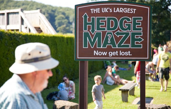 Hedge Maze Sign
