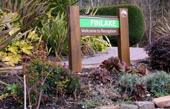 Entrance sign for 