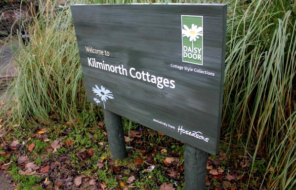 CNC machined outdoor display signage