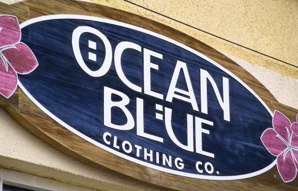 Outdoor CNC machined and sandblasted signage for 